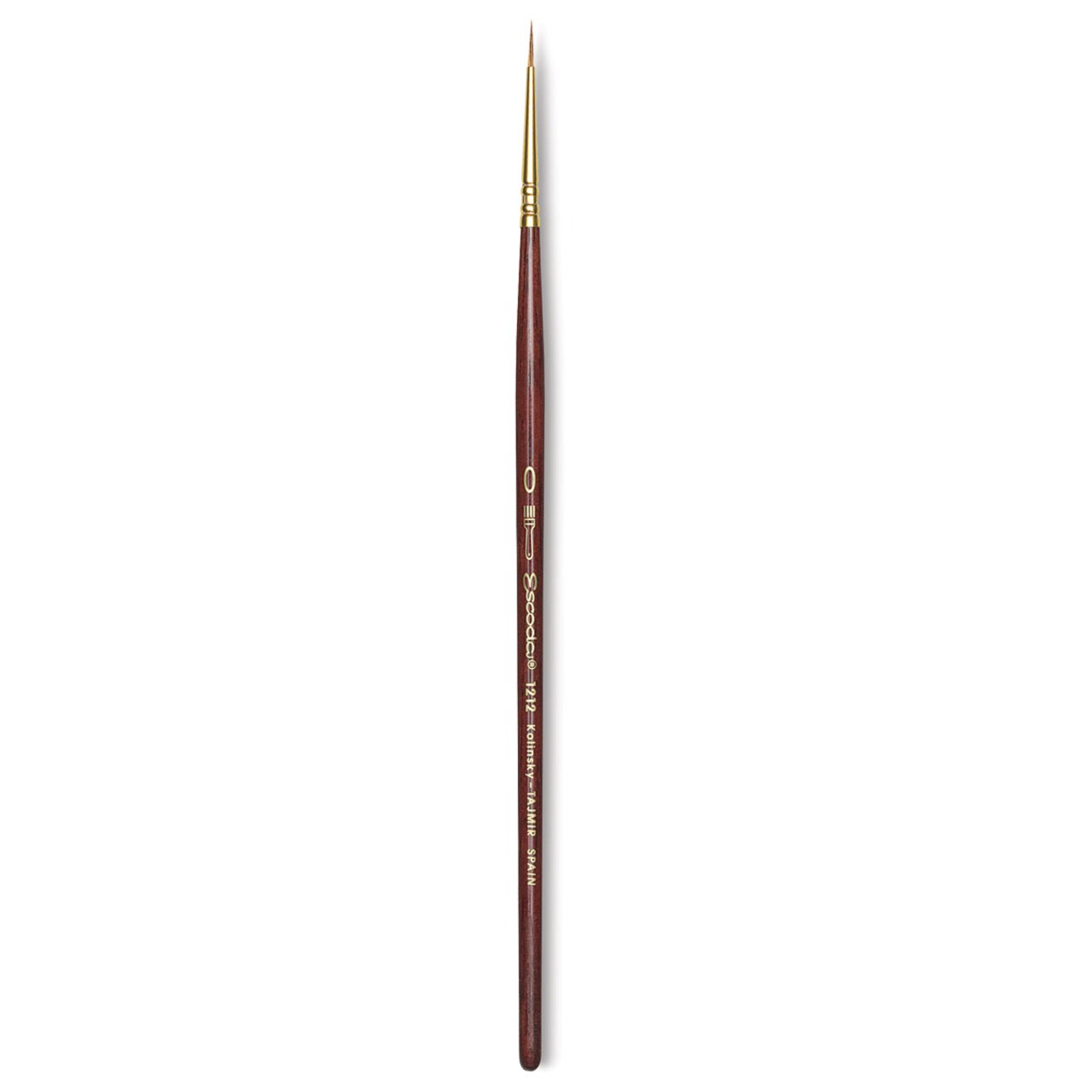 Escoda Reserva Kolinsky-Tajmyr Sable Brush - Pointed Round, Short Handle, Size 0
